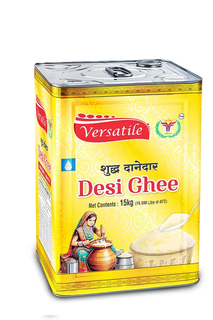 Versatile Foods and marketing 15 kg tin for bulk orders
