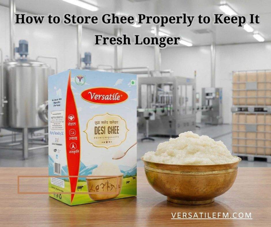 how to store ghee properly