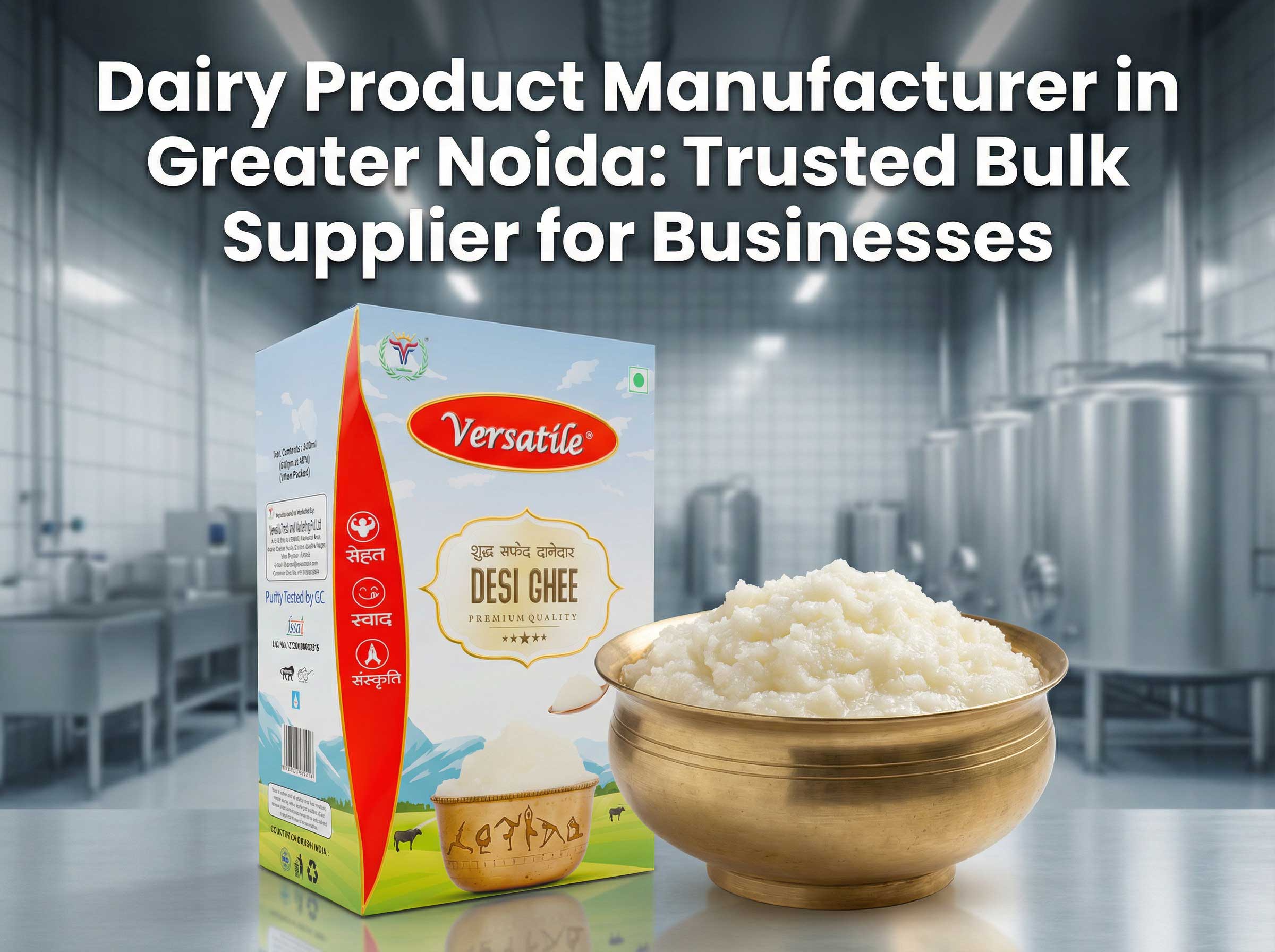 Dairy Manufacturer Greater Noida – Reliable Bulk Dairy Supplier for Businesses